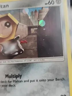 Meltan SM177 Sun & Moon Cosmo Holo Ultra Rare Black Star Promo Pokemon NM/M 2019 - Image 3