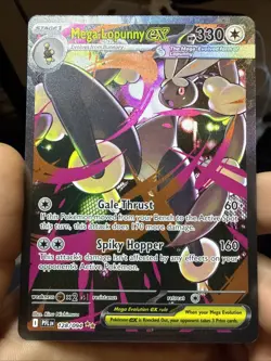 Mega Lopunny ex 128/094 SIR Phantasmal Flames Pokemon TCG Special Illustration - Image 1