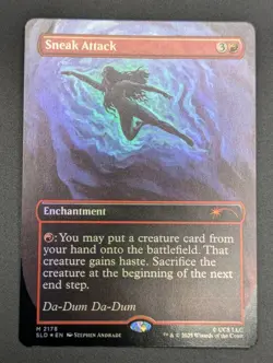 Magic MTG Secret Lair Sneak Attack Jaws Foil M 2178 NM Card - Image 3