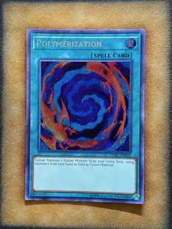 Yugioh Polymerization LCKC-EN026 Secret Rare NM - Image 1