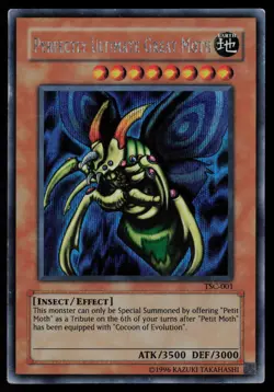 Yugioh Perfectly Ultimate Great Moth (The Sacred Cards) TSC-001 Secret Rare NM - Image 1