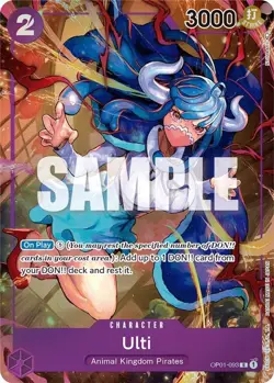 One Piece Ulti (Parallel) (OP01-093/284) OP01 Romance Dawn NM FOIL - Image 1