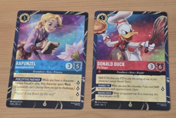 Disney Lorcana Magical Places- Rapunzel & Donald Duck EPCOT Promo Cards SET - Image 1