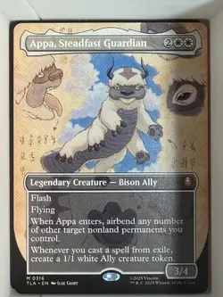 Appa, Steadfast Guardian (Borderless) Avatar: The Last Airbender Regular NM - Image 1