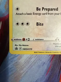Eevee SWSH175 SWSH: Sword & Shield Promo Card Holo NM - Image 5