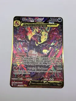 Charizard Ex 234/091 Special Illustration Paldean Fates Gold Metal Fan Art Card - Image 1