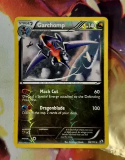 Garchomp 96/113 Reverse Holo HP Legendary Treasures 2013 Pokemon Card - Image 1