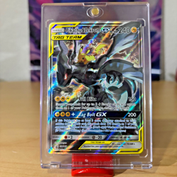 Pikachu & Zekrom Tag Team GX SM168 Alternate Full Art Holo Promo Pokemon Card - Image 1