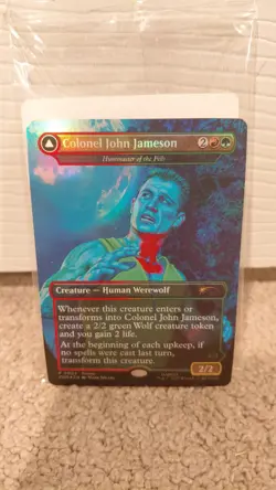 Marvel Legends Man-Wolf MTG Magic The Gathering Card Spider-Man Mark Spears - Image 2