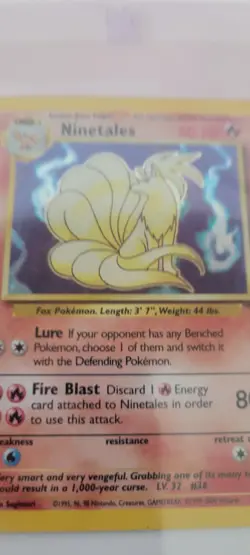 Pokemon Card #13 Ninetails Holo 2nd Edition - Image 2