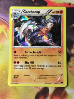 Garchomp 70/122 Holo Rare MP 2016 Breakpoint XY Pokemon Card - Image 1