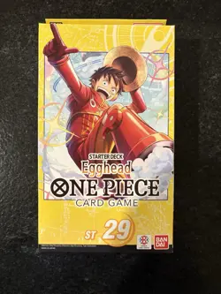 ONE PIECE CARD GAME EGGHEAD STARTER DECK ST-29 ENGLISH BRAND NEW SEALED TCG - Image 1
