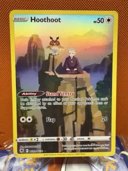 Hoothoot & Sage TG12/TG30 Astral Radiance NM Ultra Rare Pokemon Card 1729 - Image 1