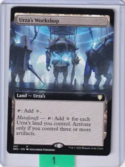Urza's Workshop (Extended Art) * The Brother's War Commander MTG Magic the - Image 1