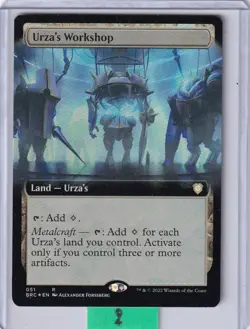 Urza's Workshop (Extended Art) FOIL * The Brother's War Commander MTG - Image 1