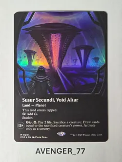 Magic MTG #0284 Susur Secundi, Void Altar FOIL Borderless Edge of Eternities EOE - Image 1