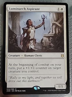 MTG Luminarch Aspirant Zendikar Rising 024/280 Regular Rare - Image 1