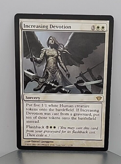 MTG Increasing Devotion Dark Ascension 11/158 Regular Rare - Image 1