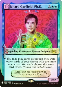 NM Richard Garfield, Ph.D., MTG, The List, Magic the Gathering, 26 - Image 1