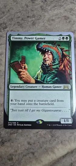 Timmy, Power Gamer Unsanctioned Regular Legendary Creature Rare MTG NM - Image 1