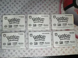 Pokemon Lenticular 3D Promo Card Lot of 6 Gengar Pikachu Charizard 1999 VIZ - Image 4