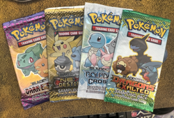 Pokemon Lot of 4x Black & White 3 Card Packs - 4 different sets - Image 1