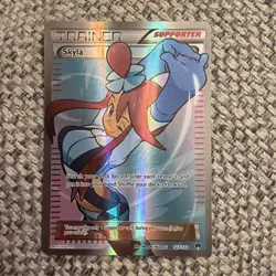 Pokemon TCG Skyla 122/122 XY Breakpoint Full Art Trainer - Image 1