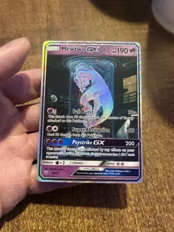Pokemon TCG Shining Legends Mewtwo GX Secret Rare Card 78/73 NM - Image 1