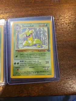Pokemon TCG LOT of 3 Bellsprout 49/64 Weepinbell 64/130 Victreebel 30/64 WOTC MP - Image 4