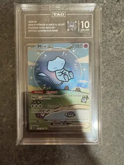 Bubble Mew ex 232/091 SIR Pokemon Paldean Fates TAG 10 Gem Mint - Image 1