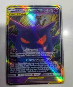Pokemon TCG Gengar & Mimikyu GX Holo Ultra Rare Card 53/181 Tag Team - Image 1
