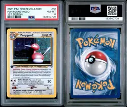 Porygon 2 1st Edition PSA 8 Holo Rare Foil 12/64 Neo Revelation WOTC Pokemon - Image 3