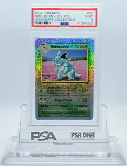 2002 POKEMON LEGENDARY COLLECTION NIDOQUEEN 32 REVERSE HOLO PSA 9 MINT #41384350 - Image 1