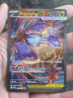 Mega Latias ex 181/132 Me01: SIR (Mega Evolution) Holo Pokemon TCG, NM. - Image 2