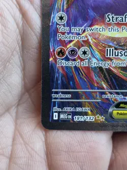 Mega Latias ex 181/132 Me01: SIR (Mega Evolution) Holo Pokemon TCG, NM. - Image 3