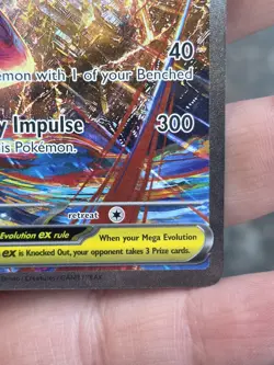 Mega Latias ex 181/132 Me01: SIR (Mega Evolution) Holo Pokemon TCG, NM. - Image 4