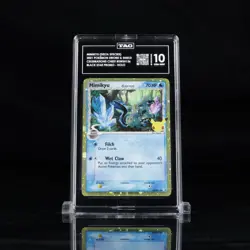 TAG GEM MINT 10 Mimikyu SWSH136 Black Star Promo - Celebrations Pokemon - Image 1