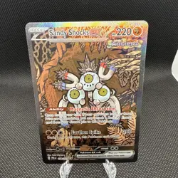 Pokemon TCG Sandy Shocks EX Prismatic Evolutions Illustration Rare - Image 1