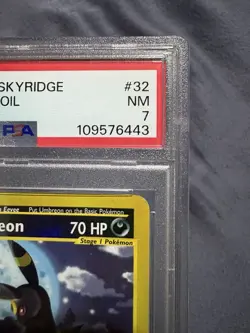 UMBREON REVERSE FOIL PSA 7 2003 POKEMON SKYRIDGE 32/144 - Image 3