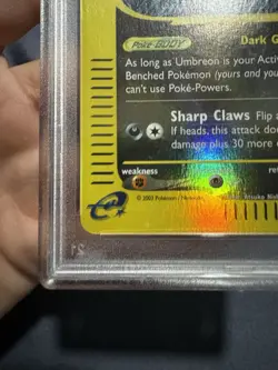 UMBREON REVERSE FOIL PSA 7 2003 POKEMON SKYRIDGE 32/144 - Image 5