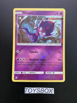 Carte Pokemon Vemini Reverse 102/236 / Bloc SL Eclipse Cosmique SL12 / Exc FR - Image 2