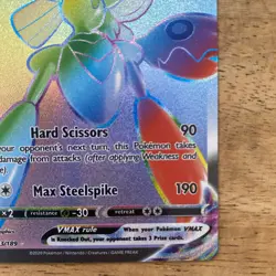 Pokemon TCG Scizor VMAX Secret Rare Full Art Holo 193/189 Darkness Ablaze chase - Image 5