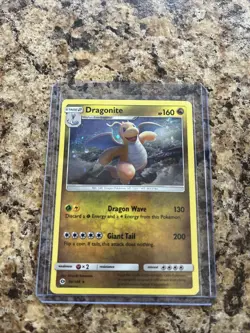 Dragonite - 96/149 Pokemon TCG Sun & Moon 2017 Cosmos Holo SWIRL Pokemon Card - Image 1