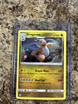 Dragonite - 96/149 Pokemon TCG Sun & Moon 2017 Cosmos Holo SWIRL Pokemon Card - Image 4