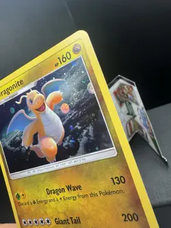 Pokemon TCG Sun & Moon Dragonite 96/149 Promo Cosmos Holo SWIRL NM! - Image 3