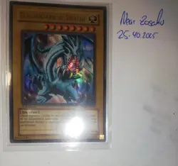 Blue Eyes White Dragon Lob 1st Edition Foil Shift Misprint German Yu-Gi-Oh! - Image 3