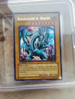 Blue Eyes White Dragon Lob 1st Edition Foil Shift Misprint German Yu-Gi-Oh! - Image 4