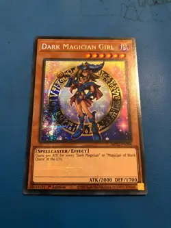 YUGIOH Secret Rare Dark Magician Girl MP22-EN268 1st Edition - Image 1
