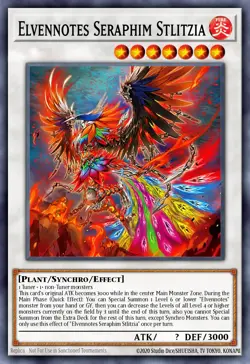 Yugioh BPRO-EN040 - Elvennotes Seraphim Stlitzia - Ultra Rare - Image 1