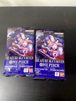 One Piece Card Game The Azure Sea's Seven Booster Pack - Lot of 26 packs - Image 2